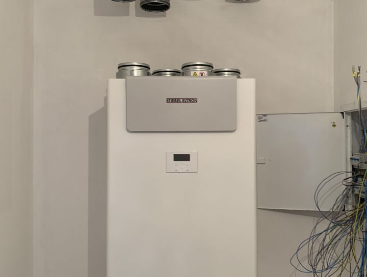 Instalace rekuperační jednotky Stiebel Eltron  VRC-W 400 E - RD Šakvice